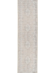 kukoon Beige Washable Zoe Flatwoven Traditional Vintage Style Runner - Image 3 of 6