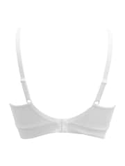 Pour Moi White Love to Lounge Cotton Non Wired Bra - Image 4 of 4