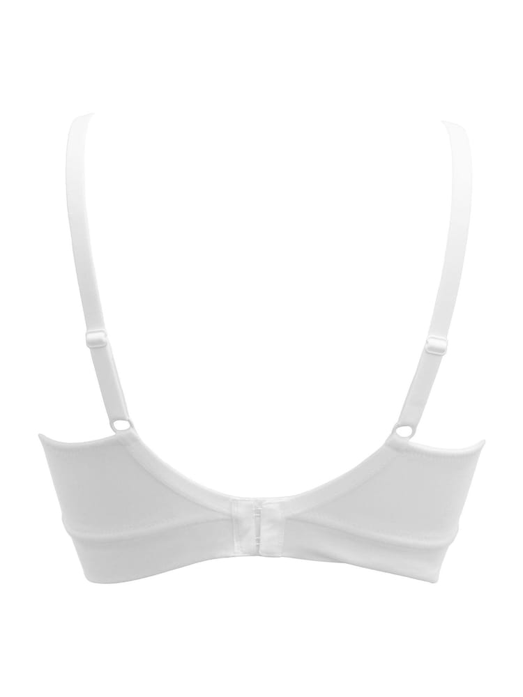 Pour Moi White Love to Lounge Cotton Non Wired Bra - Image 4 of 4