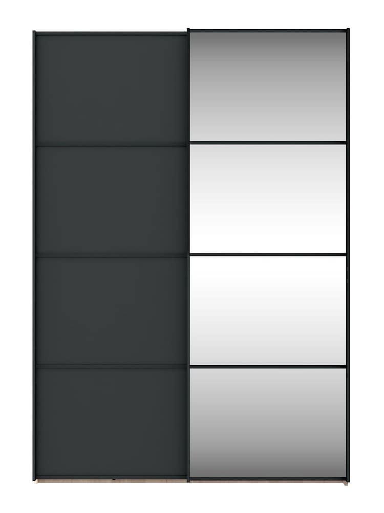 Wiemann Oak Jenson Matt and Mirror Sliding Semi Fitted 1.5m Sliding Wardrobe - Image 2 of 2