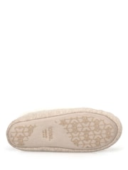 Totes Brown Velour Moccasin Slippers - Image 5 of 5