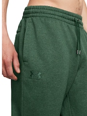 Under Armour Green Essential Fleece Joggers - Image 4 of 7