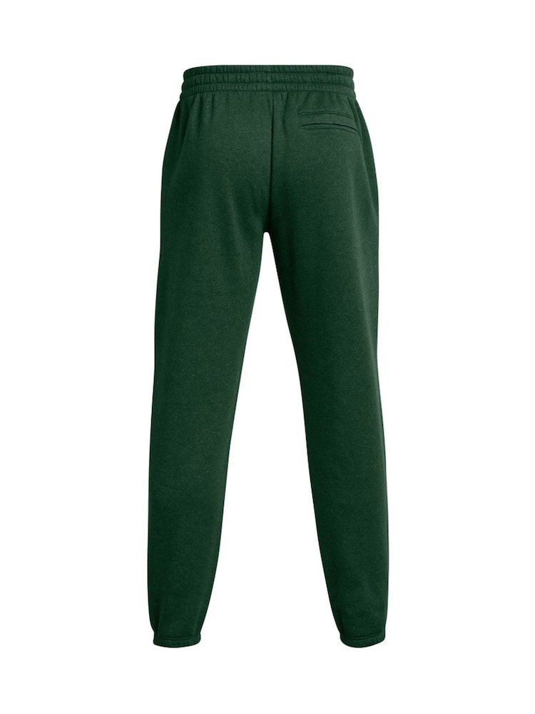 Under Armour Green Essential Fleece Joggers - Image 7 of 7
