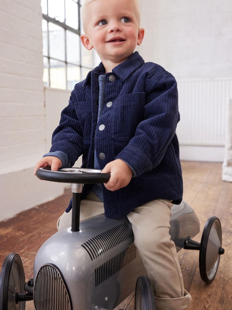 Navy Corduroy Shacket (3mths-12yrs) - Image 1 of 8 Navy Corduroy Shacket (3mths-12yrs) - Image 1 of 8