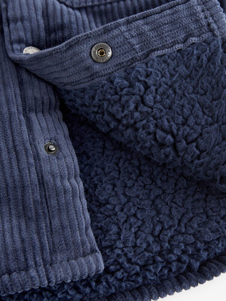 Navy Corduroy Shacket (3mths-12yrs) - Image 8 of 8 Navy Corduroy Shacket (3mths-12yrs) - Image 8 of 8