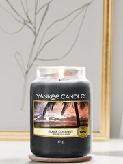 Yankee Candle Black Classic Large Black Coconut Scented Candle - Image 1 of 4