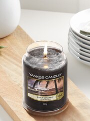 Yankee Candle Black Classic Large Black Coconut Scented Candle - Image 2 of 4