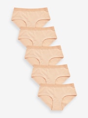 Vanilla Cream 5 Pack Hipster Briefs (2-16yrs) - Image 1 of 3