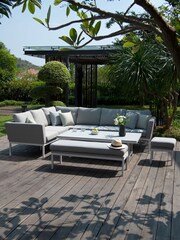 Maze Grey Garden Pulse Corner Dining Set - Image 2 of 4