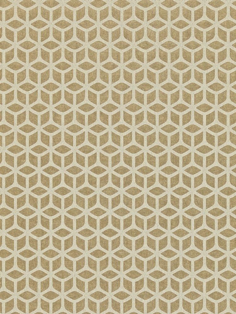 Harlequin Gold Trellis 10.05M Wallpaper - Image 1 of 1