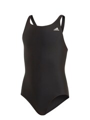 Schwarz - adidas Badeanzug mit kleinem Logo - Bild 1 von 5