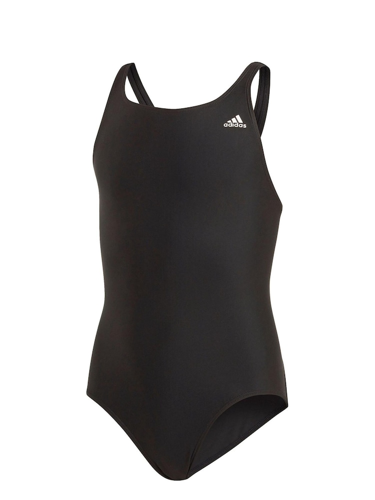 Schwarz - adidas Badeanzug mit kleinem Logo - Bild 1 von 5