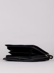 Lakeland Leather Black Medium Icon Leather Flapover Purse - Image 3 of 4
