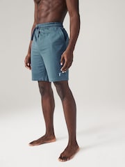 Blue/Brown Lightweight Jogger Shorts 2 Pack - Image 2 of 12