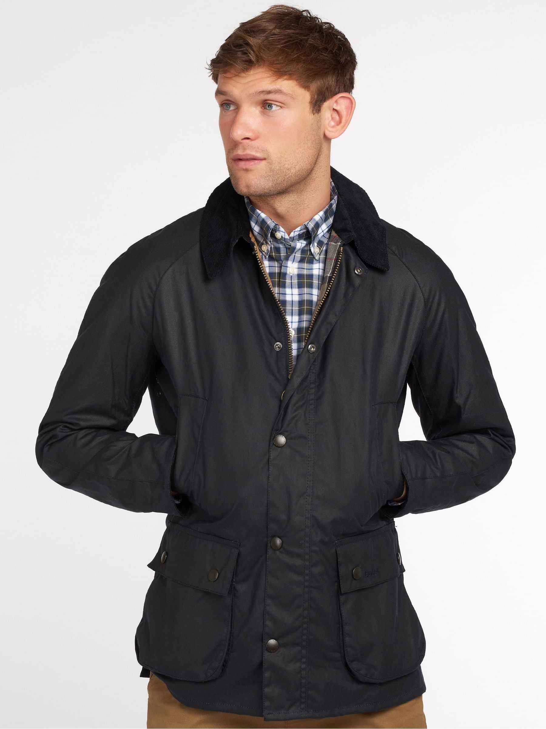 Buy Barbour Navy Ashby Waxed Jacket from Next United Arab Emirates