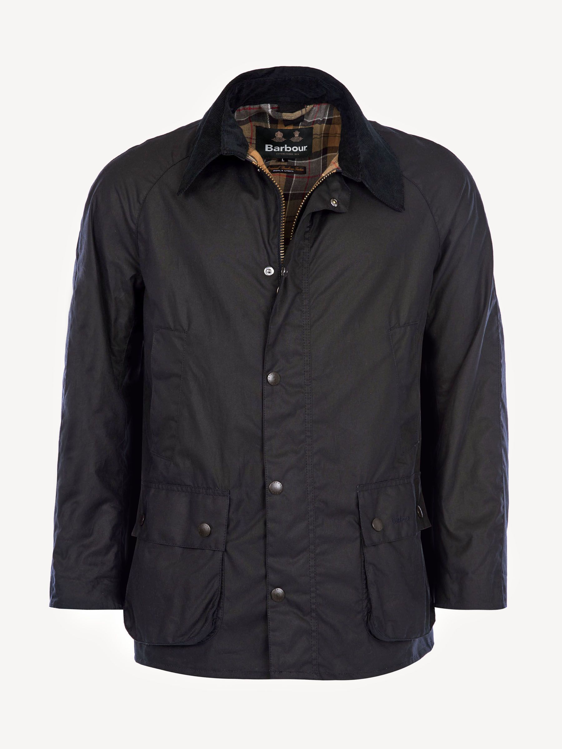 Navy wax jacket shop