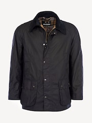 Barbour® Navy Ashby Waxed Jacket - Image 13 of 13