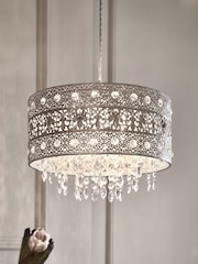 Chrome Maya Easy Fit Pendant Lamp Shade - Image 1 of 7