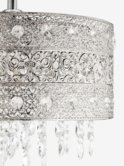 Chrome Maya Easy Fit Pendant Lamp Shade - Image 3 of 7
