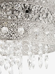 Chrome Maya Easy Fit Pendant Lamp Shade - Image 4 of 7
