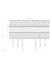 Chrome Maya Easy Fit Pendant Lamp Shade - Image 7 of 7