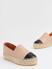 LK Bennett Neutral Talia Flatform Espadrilles - Image 3 of 4