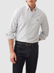 Rodd & Gunn Blue Oxford Lakeside Stripe Sport Fit Shirt - Image 1 of 5