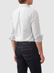 Rodd & Gunn Blue Oxford Lakeside Stripe Sport Fit Shirt - Image 2 of 5