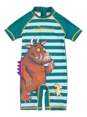 Vanilla Underground Green Gruffalo Boys Licensing Short Sleeve Sunsafe Suit - Image 1 of 5