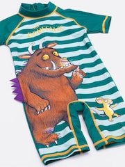 Vanilla Underground Green Gruffalo Boys Licensing Short Sleeve Sunsafe Suit - Image 2 of 5