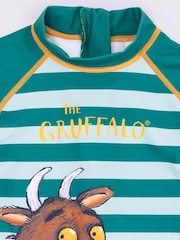 Vanilla Underground Green Gruffalo Boys Licensing Short Sleeve Sunsafe Suit - Image 3 of 5