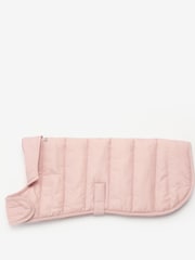 Barbour® Pink Baffle Quilted Dog Coat - Image 5 of 8