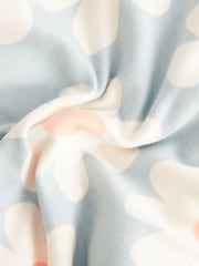 Blue/Orange Floral 100% Cotton Pyjamas 3 Pack (9mths-10yrs) - Image 9 of 10
