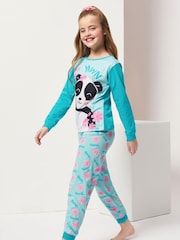 Harry Bear Blue Panda Animal Printed Pyjamas - Image 2 of 4