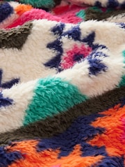 Bright Ikat Borg Half Zip Jacket - Image 8 of 8