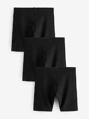 Clarks Black School Jersey Cycling Shorts 3 Pack - Image 1 of 7
