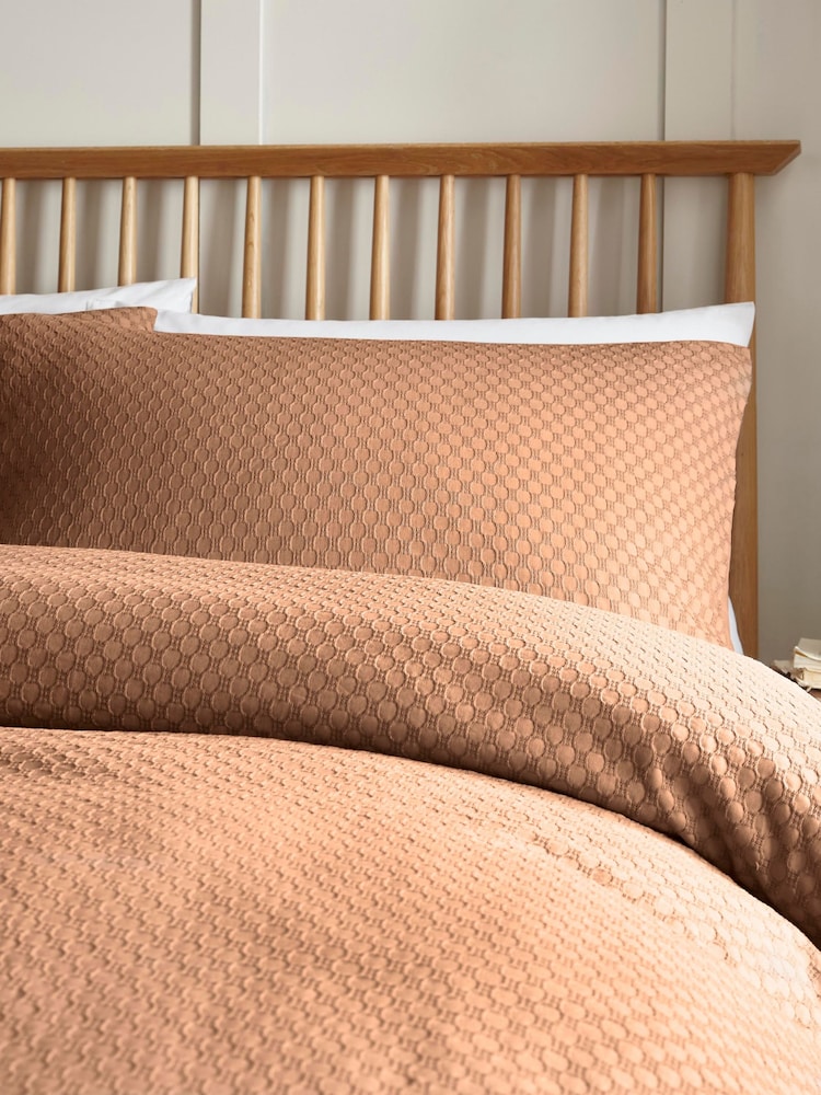 Appletree Brown Santos 100% Cotton Duvet Cover Set - Image 2 of 4