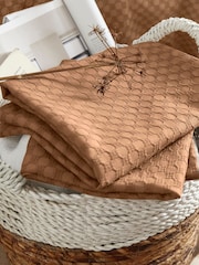 Appletree Brown Santos 100% Cotton Duvet Cover Set - Image 4 of 4