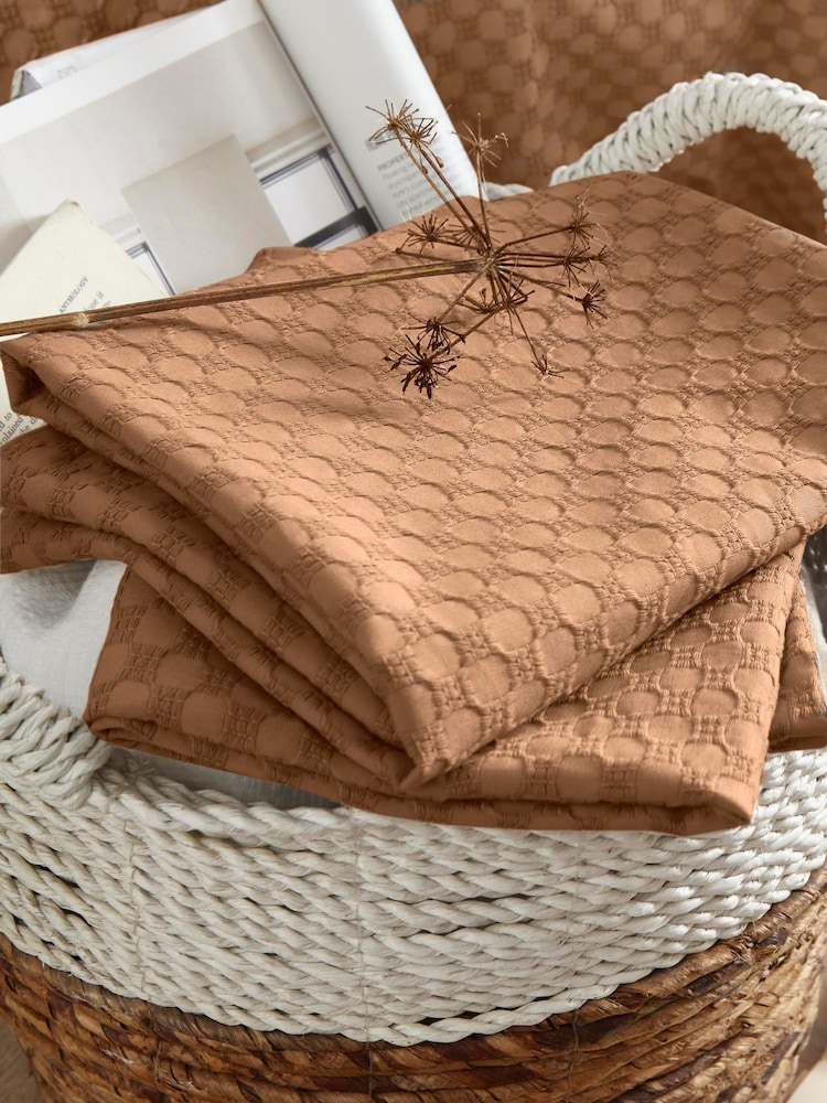 Appletree Brown Santos 100% Cotton Duvet Cover Set - Image 4 of 4