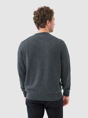 Rodd & Gunn Grey Knit Jumper - Image 2 of 4
