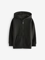 Clarks Black Zip Through Sweat Hoodie - Image 1 of 5