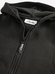 Clarks Black Zip Through Sweat Hoodie - Image 3 of 5