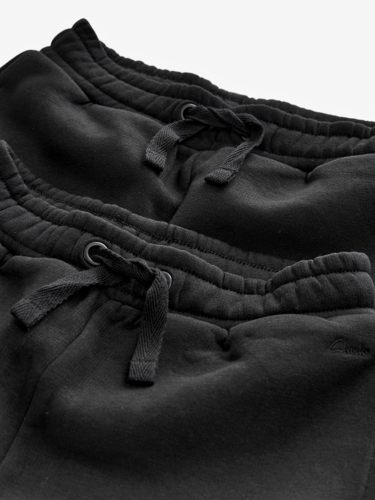 Clarks Black Sweat Joggers 2 Pack - Image 6 of 6