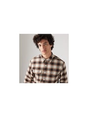 Levi's® Neutrals James Plaid Jackson Worker 100% Cotton Overshirt - Image 3 of 7