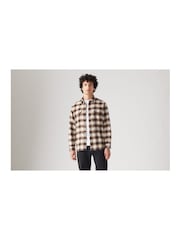 Levi's® Neutrals James Plaid Jackson Worker 100% Cotton Overshirt - Image 4 of 7