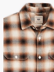 Levi's® Neutrals James Plaid Jackson Worker 100% Cotton Overshirt - Image 6 of 7