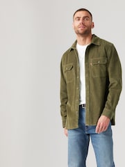 Levi's® Green Jackson Worker 100% Cotton Overshirt - Image 1 of 7