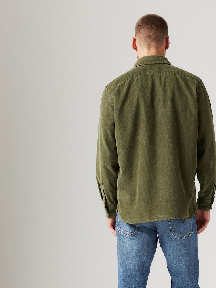 Levi's® Green Jackson Worker 100% Cotton Overshirt - Image 2 of 7