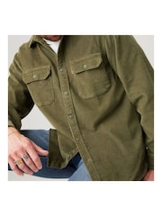 Levi's® Green Jackson Worker 100% Cotton Overshirt - Image 3 of 7
