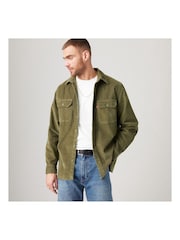 Levi's® Green Jackson Worker 100% Cotton Overshirt - Image 4 of 7